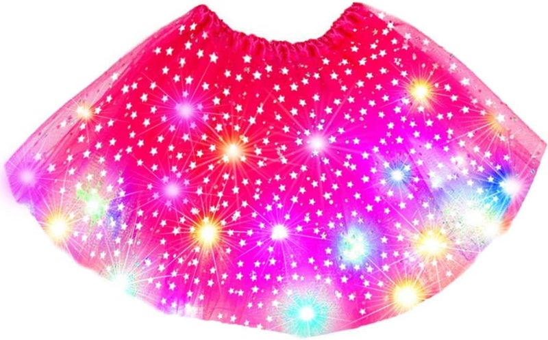 Nicute Light Up Tutu Led Layered Tulle Tutus Skirt for Women - Image 1
